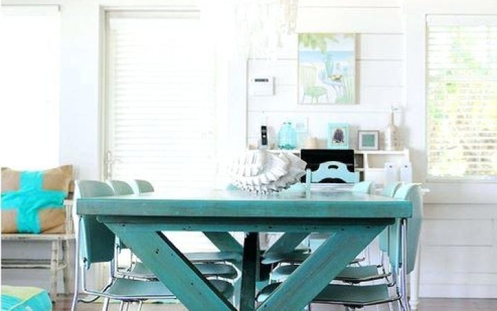 The 20 Best Collection of Blue Dining Tables