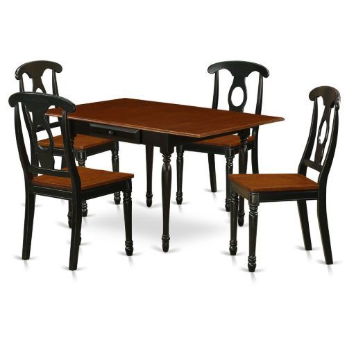 Boothby Drop Leaf Rubberwood Solid Wood Pedestal Dining Tables (Photo 4 of 20)