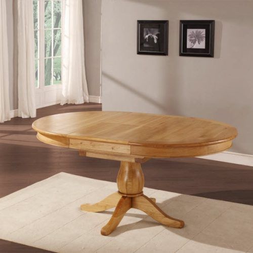 Round Dining Tables Extends To Oval (Photo 12 of 20)