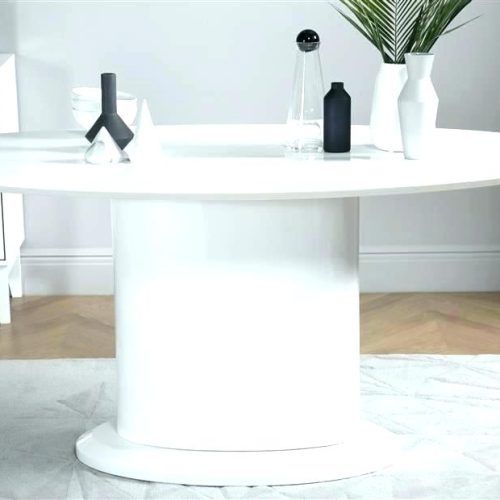Oval White High Gloss Dining Tables (Photo 18 of 20)