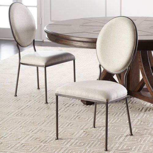 Weaver Dark 7 Piece Dining Sets With Alexa White Side Chairs (Photo 5 of 20)