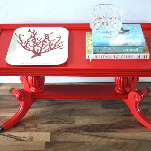 Red Gloss Coffee Tables (Photo 5 of 20)