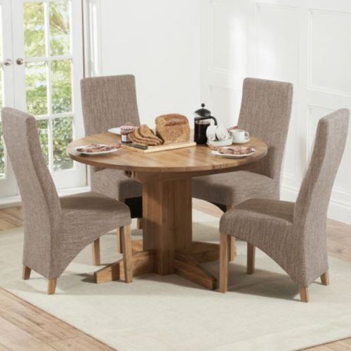 Round Extending Oak Dining Tables And Chairs (Photo 16 of 20)