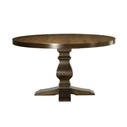 Gaspard Extendable Maple Solid Wood Pedestal Dining Tables (Photo 1 of 20)