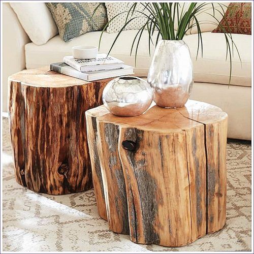 Sliced Trunk Coffee Tables (Photo 12 of 20)