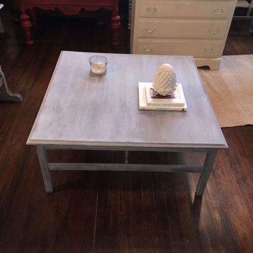 Smoke Gray Wood Square Coffee Tables (Photo 1 of 20)