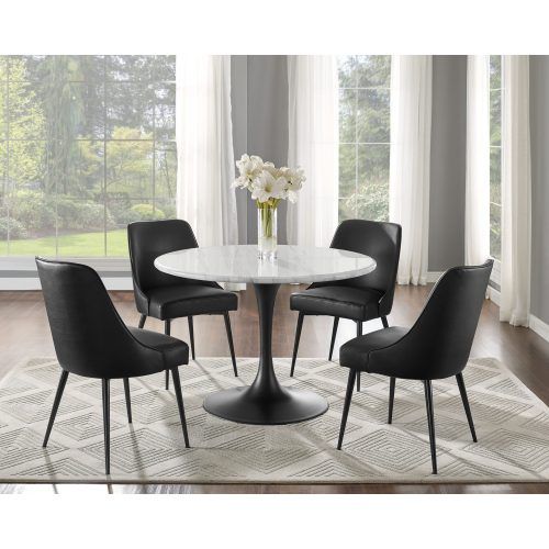 White And Black Dining Tables (Photo 2 of 20)
