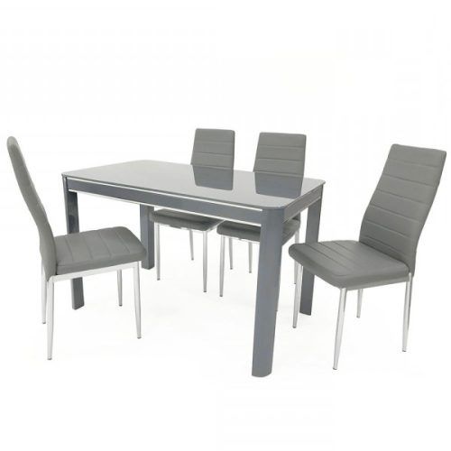 Grey Gloss Dining Tables (Photo 5 of 20)