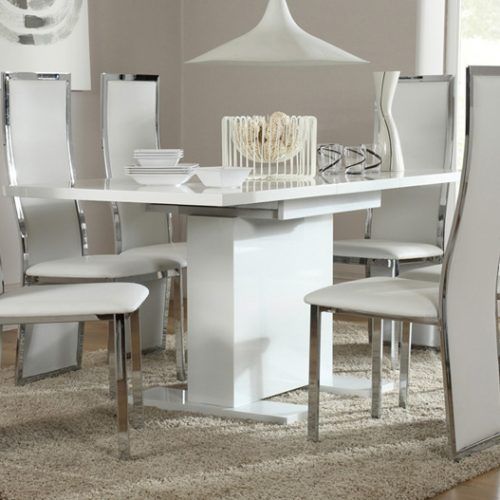 White Dining Sets (Photo 5 of 20)