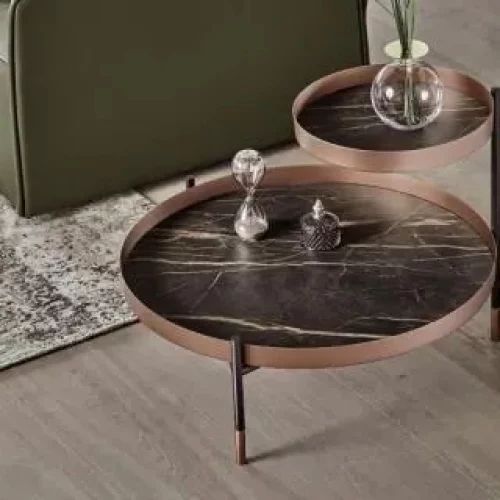 Wood Rotating Tray Coffee Tables (Photo 3 of 20)