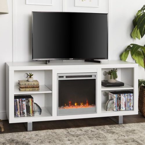Hetton Tv Stands For Tvs Up To 70" With Fireplace Included (Photo 4 of 20)