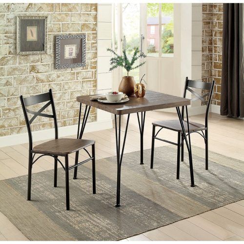 Rossiter 3 Piece Dining Sets (Photo 4 of 20)