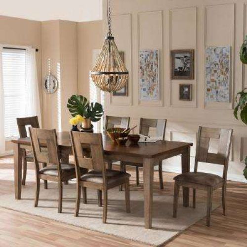 Laurent 7 Piece Counter Sets With Wood Counterstools (Photo 20 of 20)