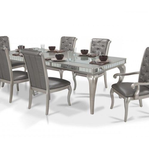 Laurent 7 Piece Rectangle Dining Sets With Wood And Host Chairs (Photo 17 of 20)