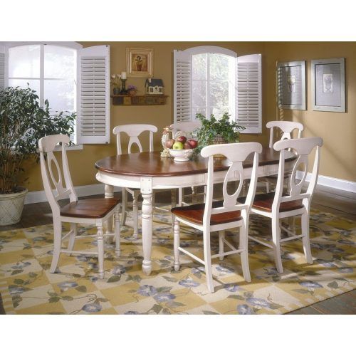Laurent 7 Piece Rectangle Dining Sets With Wood And Host Chairs (Photo 19 of 20)