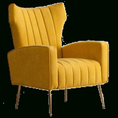 Lauretta Velvet Wingback Chairs (Photo 4 of 20)