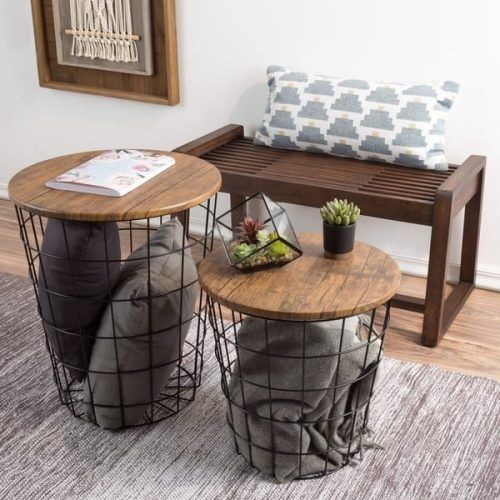Industrial Faux Wood Coffee Tables (Photo 10 of 20)