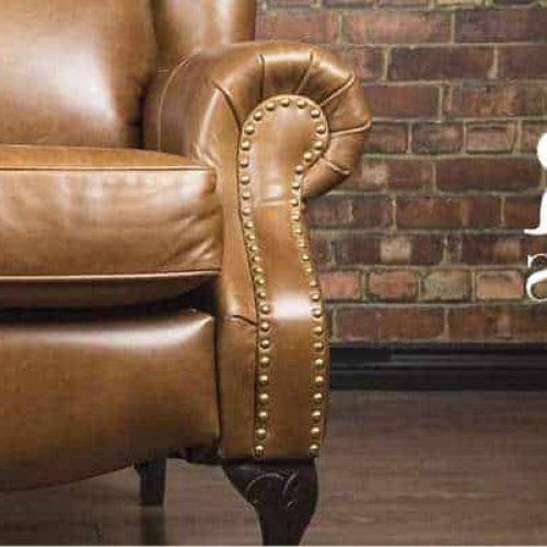 Sheldon Tufted Top Grain Leather Club Chairs (Photo 16 of 20)