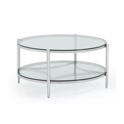 Brushed Stainless Steel Coffee Tables (Photo 17 of 20)
