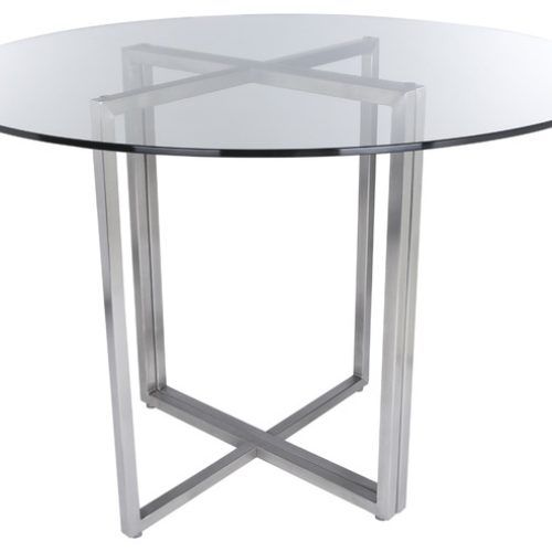 Brushed Steel Dining Tables (Photo 7 of 20)