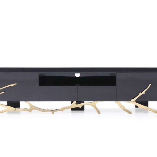 Modern Black Tv Stands (Photo 17 of 20)