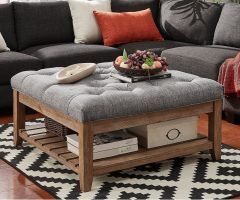 20 The Best Lennon Pine Planked Storage Ottoman Coffee Tables
