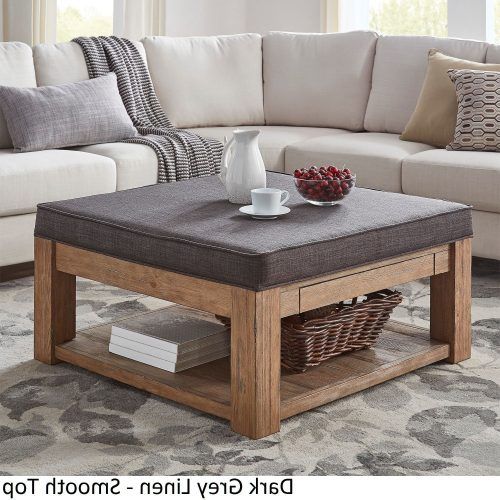 Lennon Pine Planked Storage Ottoman Coffee Tables (Photo 11 of 20)