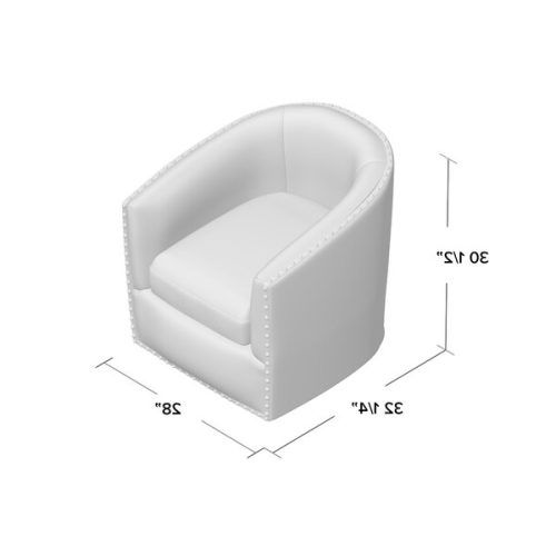 Danow Polyester Barrel Chairs (Photo 14 of 20)