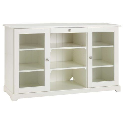 White Sideboards With Glass Doors (Photo 3 of 20)