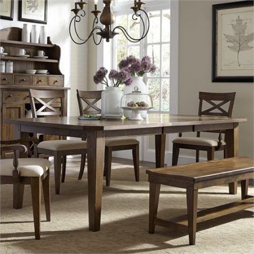 Craftsman Rectangle Extension Dining Tables (Photo 19 of 20)