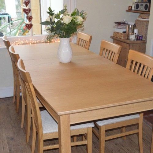 Light Oak Dining Tables And 6 Chairs (Photo 14 of 20)