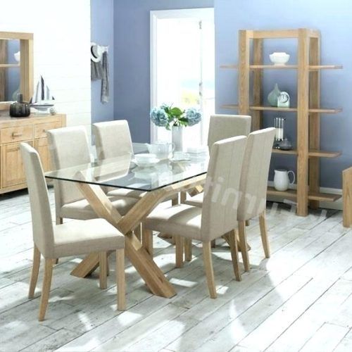 Light Oak Dining Tables And 6 Chairs (Photo 18 of 20)