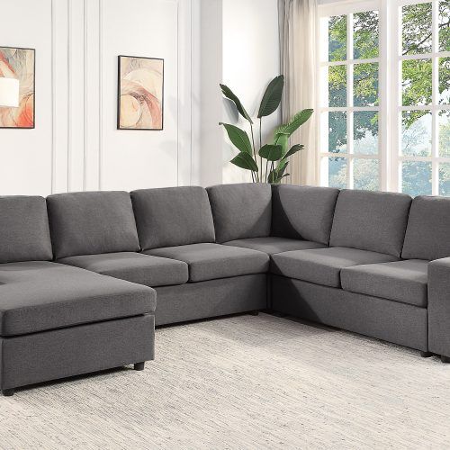 6-Seater Sectional Couches (Photo 14 of 20)