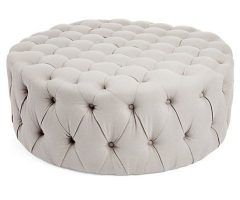 The 20 Best Collection of French Linen Black Square Ottomans