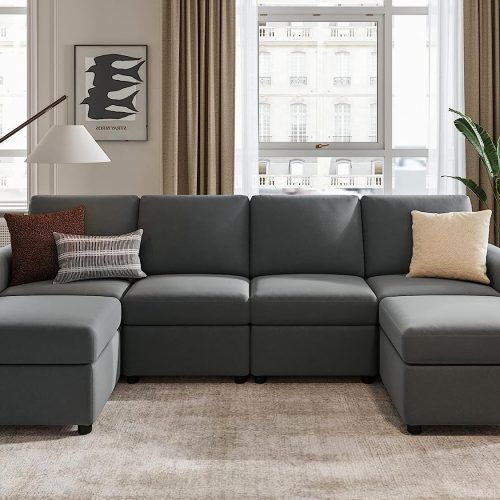 6 Seater Modular Sectional Sofas (Photo 20 of 20)