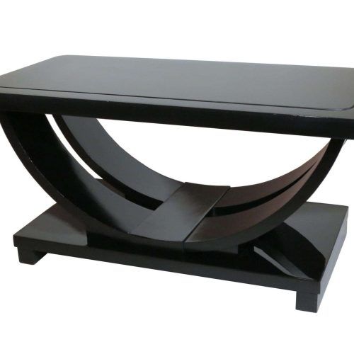 Black Oval Coffee Table (Photo 6 of 20)