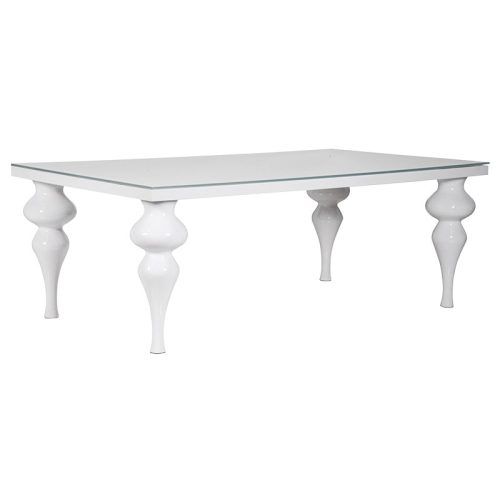 Large White Gloss Dining Tables (Photo 2 of 20)