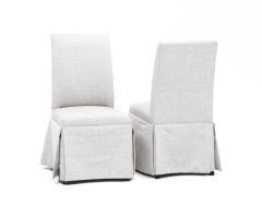 20 Ideas of Garten Linen Skirted Side Chairs Set of 2