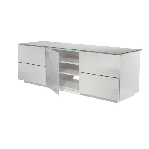 Gloss White Tv Stands (Photo 14 of 15)