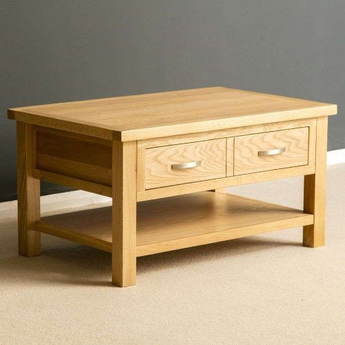 Light Oak Coffee Tables With Drawers (Photo 5 of 20)