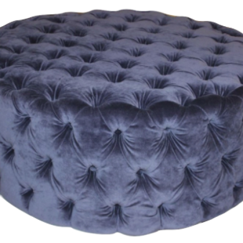 Tufted Fabric Ottomans (Photo 8 of 20)