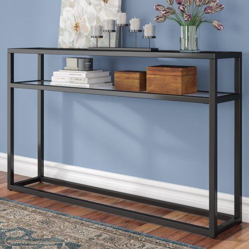 Mix Agate Metal Frame Console Tables (Photo 4 of 20)