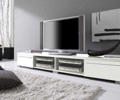 20 Best Collection of Long White Tv Cabinets