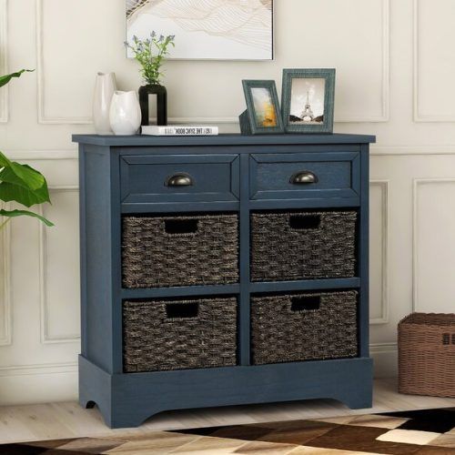 Tv Stands With Table Storage Cabinet In Rustic Gray Wash (Photo 10 of 20)