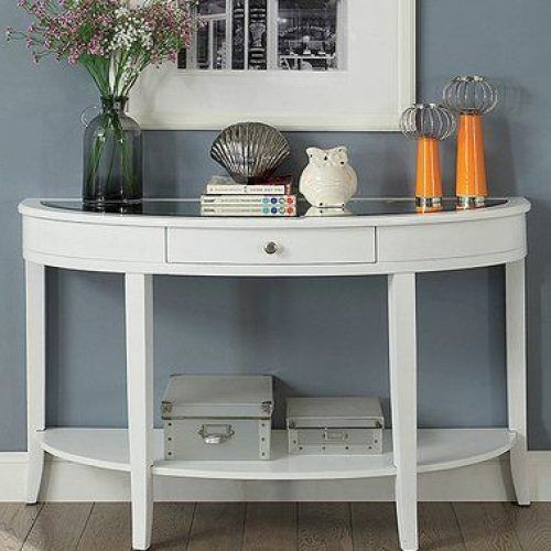 Glass And Pewter Console Tables (Photo 15 of 20)