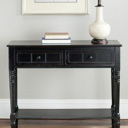 Heartwood Cherry Wood Console Tables (Photo 17 of 20)