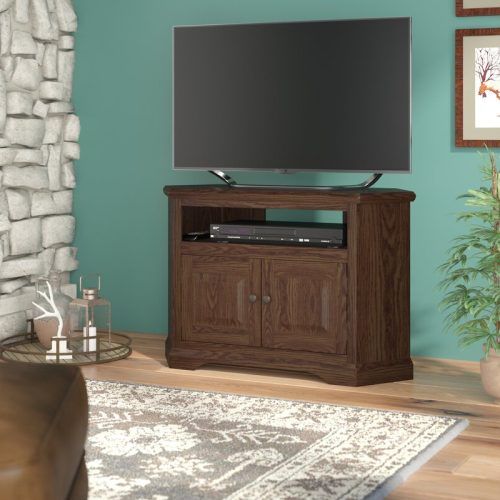 Corner Tv Stands For Tvs Up To 43" Black (Photo 3 of 20)