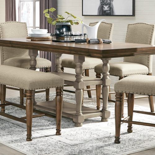 Desloge Counter Height Trestle Dining Tables (Photo 18 of 20)