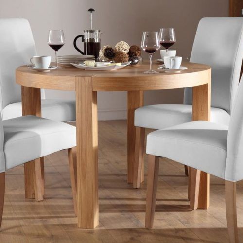 Oak Dining Tables And Leather Chairs (Photo 14 of 20)
