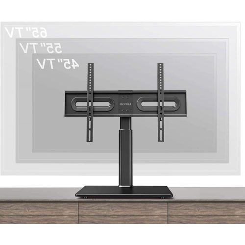 Modern Black Universal Tabletop Tv Stands (Photo 9 of 20)